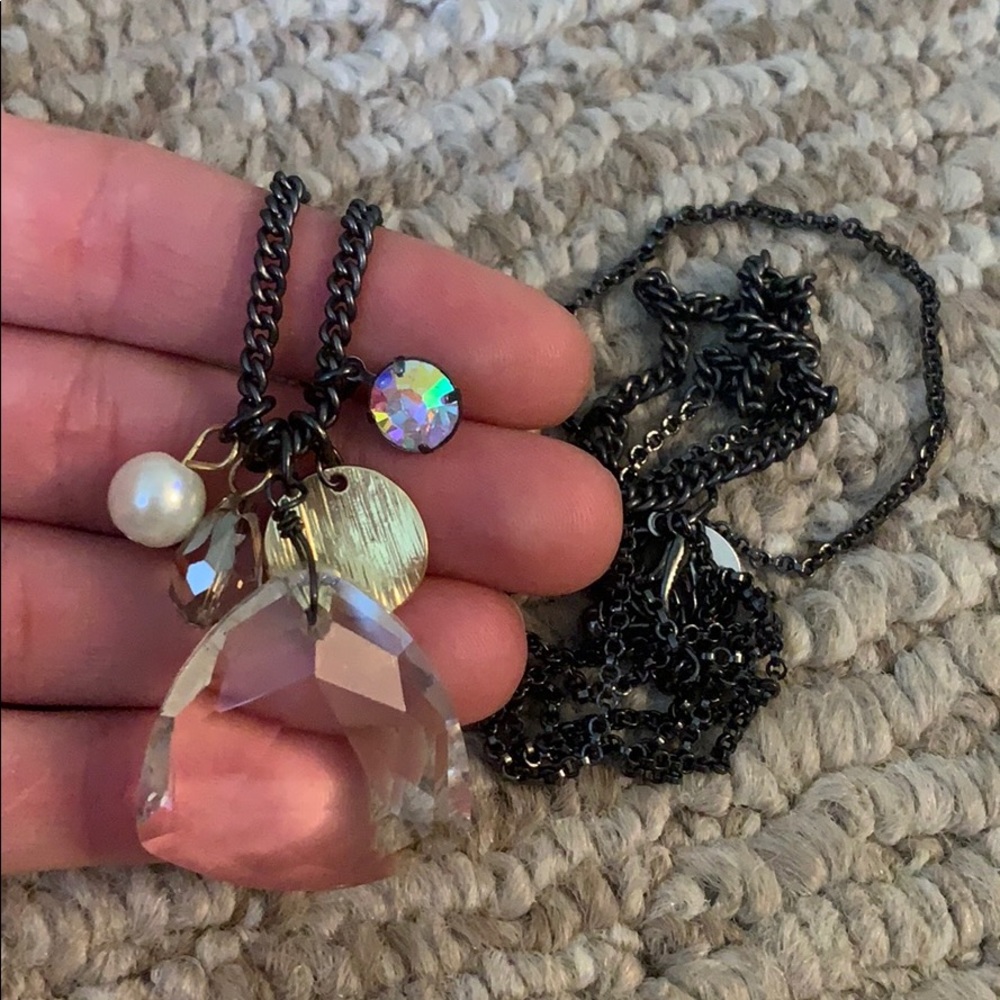 Beautiful long Crystal necklace from express!